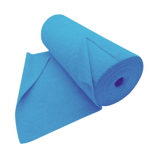 Microfasertuch auf der Rolle  6 Rollen a 50 Abrisse à 30 × 30 cm blau