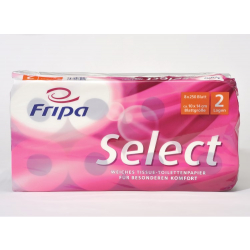 Fripa Toilettenpapier Select Tissue hochwei&szlig; 2lagig...