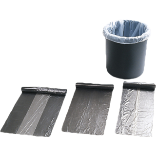 Mülleimerbeutel 15 Liter grau HDPE 39x50 cm (4,5my) 50 Stück/Rolle