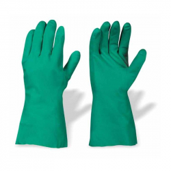 Nitrilhandschuh grün Chemikalienschutzhandschuh  1 Paar