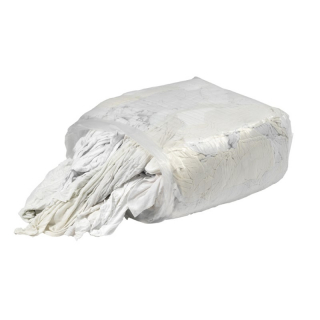 Putztücher weiße Bettwäsche/Polierleinen - 10 kg/Pack