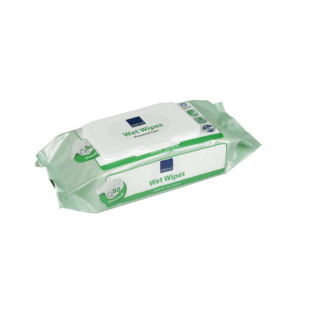 Abena Feuchtpflegetücher in Softbox mit Plastikdeckel 80 Tücher/Pack
