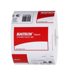 Katrin Classic System toilet 800 2-lagig wei&szlig; 800 Blatt=100m 36 Rollen/Pack