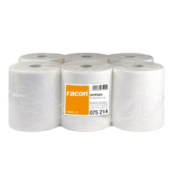 Racon Premium Handtuchrolle Zellstoff weiß 2lagig...