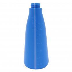 Spr&uuml;hflasche leer 600ml blau aus Polyethylen