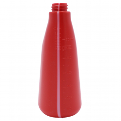 Spr&uuml;hflasche leer 600ml rot aus Polyethylen