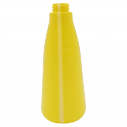 Sprühflasche leer 600ml gelb aus Polyethylen