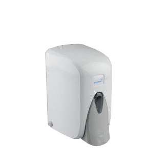 Seifenspender Profi weiß/grau abschließbar 500ml befüllbar