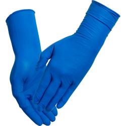 Thor Ultra Grip Nitril-Handschuhe Long 30cm blau 50...
