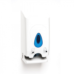 Modular Duo Toilettenpapierspender weiß/Blau