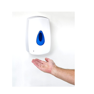 PQ Line Berührungsloser Schaumseifenspender frei befüllbar 1200ml weiß/blau