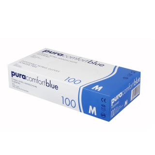Puracomfort blue Einmal Nitril-Untersuchungshandschuh 100 St&uuml;ck