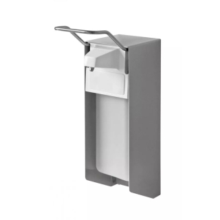 TEMDEX Desinfektionsmittel- & Seifen-Spender aus Edelstahl 500ml kurzer Armhebel Edelstahlpumpe