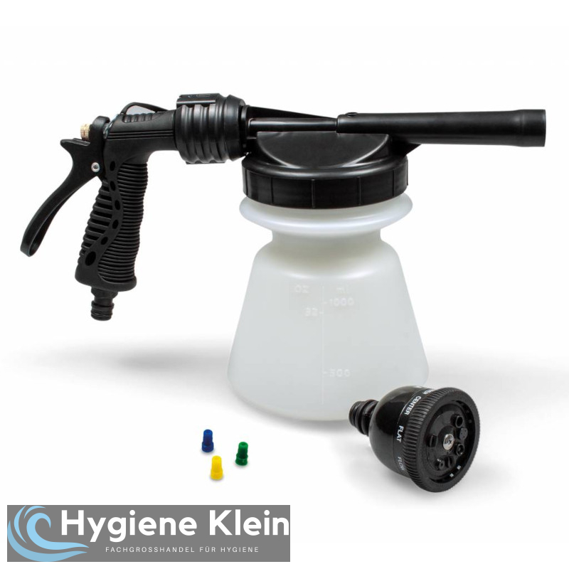 CleanTruck Schaumkanone Auto Set | Profi Autowäsche Mit Gartenschlauch