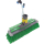 Unger nLite Power Bürste, gesplissen mit Spülleiste und Schwenkfunktion 28cm NFK28