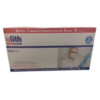 Ulith® Nitril-Einweghandschuhe Typ 30/PF CAT III 100 Stück / Box