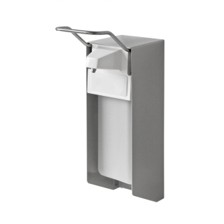 TEMDEX Desinfektionsmittel- & Seifen-Spender aus Edelstahl 1000ml kurzer Armhebel Edelstahlpumpe